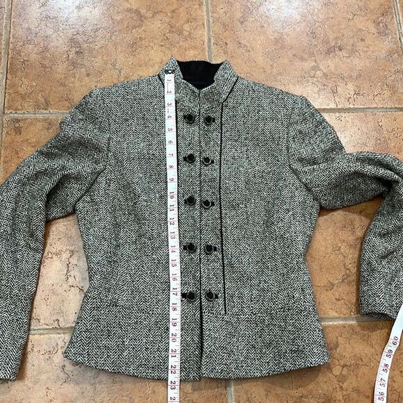 Tahari tweed brown jacket size 6 - Picture 10 of 10